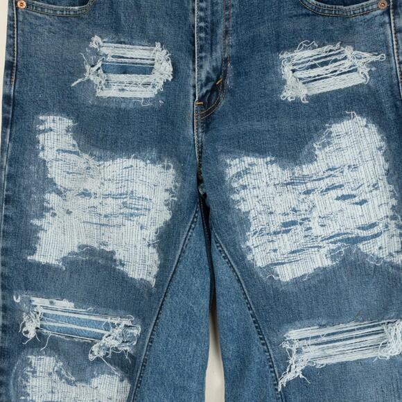 Custom wide leg baggy flared jeans - Picture 3 of 8